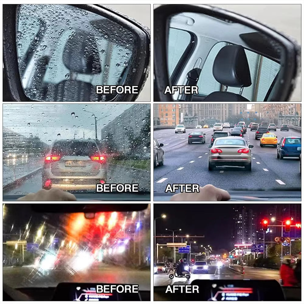 Oil Film Brush 2.0, Clear Vision Glass Cleaner, Clearview Shield Clear Vision Windshield Cleaner, Oil Film Cleaning Brush For Car Windows