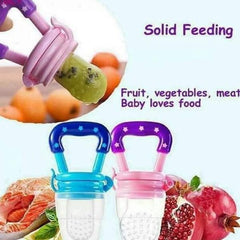 Baby Fruit Pacifier | Fresh Fruit Feeder, Teething & Nibbler Toy For Infant | Safe Silicone Pacifier (random Color)