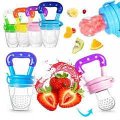 Baby Fruit Pacifier | Fresh Fruit Feeder, Teething & Nibbler Toy For Infant | Safe Silicone Pacifier (random Color)