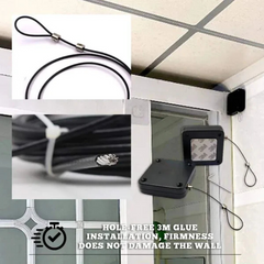 Automatic Door Closer Punch-free Automatic Door Closer Multifunctional Automatic Door Closer