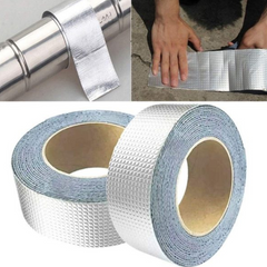 Aluminum Foil Tape Waterproof Leakage Strong Self-adhesive Repair , Window Sill Gap, Pipe Rupture, Surface Crack, Home Renovation
