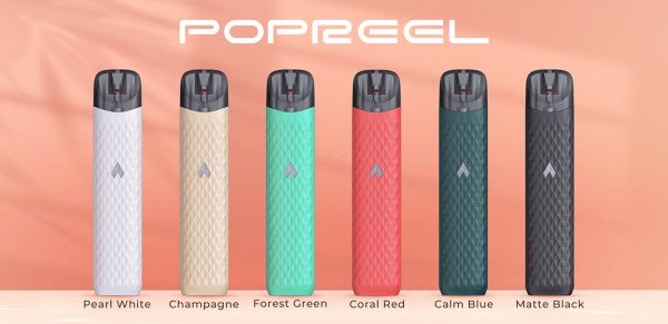 Uwell Popreel N1 Pod System Kit 520mah 2ml + Strawberry Flavour | Best Quality Pod/vape/e-cigarette ( Random Color )( Without Display )